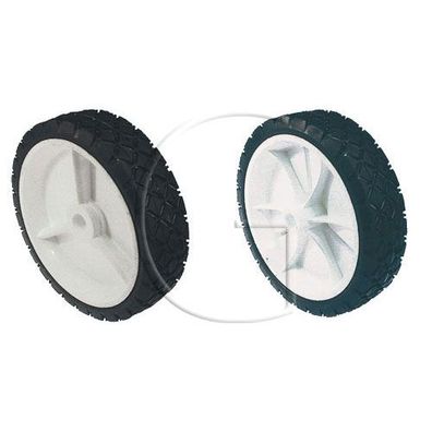 Kunststoffrad / B = 1 1/2” = 38,1 mm / Ø = 6” = 152,4 mm / Ø Zentralbohrung