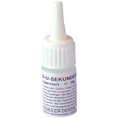 Schuler-dental S-U-SEKUNDENKLEBER - Flasche 10 g superstark