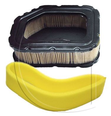 Luftfilter / L = 143 mm / B = 108 mm / H = 44,5 mm - für Aufsitzmäher passend für