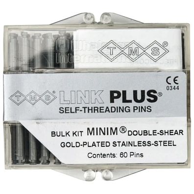 Coltene TMS® LINK - Bulkpackung 60 Doppelstifte, Minim 2 in 1 silber EL732-60