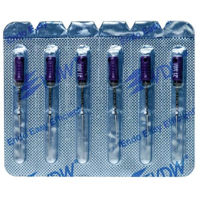 VDW Sterile Hedstroem Feilen - Blisterpackung 6 Stück 31 mm ISO 010