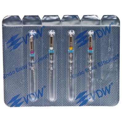 VDW Mtwo® - Blisterpackung 4 Instrumente (10/.04, 15/.05, 20/.06, 25/.06) 25 mm