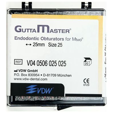 VDW GuttaMaster® Obturatoren - Packung 20 Stück ISO 025