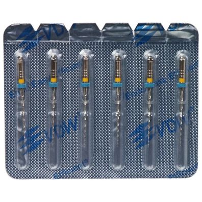 VDW Mtwo® - Blisterpackung 6 Instrumente ABT 21 mm, 25 mm, Taper.06, ISO 020