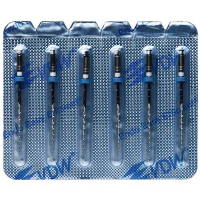 VDW Mtwo® - Blisterpackung 6 Instrumente ABT 21 mm, 31 mm, Taper.05, ISO 015