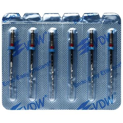 VDW Mtwo® - Blisterpackung 6 Instrumente ABT 21 mm, 31 mm, Taper.06, ISO 025