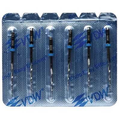 VDW Mtwo® - Blisterpackung 6 Instrumente ABT 21 mm, 31 mm, Taper.06, ISO 040