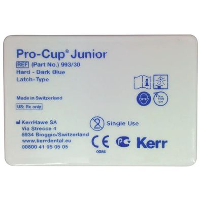 Kerr Pro-Cup? Junior - Packung 30 Stück dunkelblau hart, Latch-Type