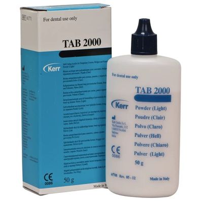 Kerr TAB 2000 - Packung 50 g Pulver hell