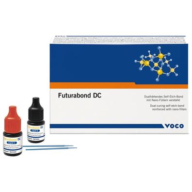 VOCO Futurabond DC - Packung 4 ml Liquid 1, 4 ml Liquid 2, Zubehör