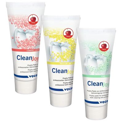 VOCO CleanJoy - Tube 100 g mittel gelb, cherry