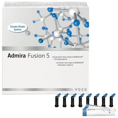 VOCO Admira Fusion 5 - Packung 75 x 0,2 g Cap sortiert