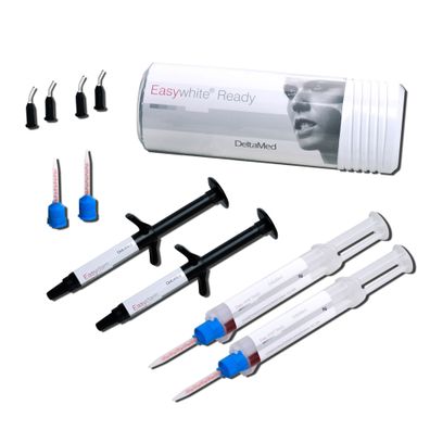 DeltaMed Easywhite Ready Starter Kit (4 Patienten) ? Professionelle Zahnaufhellung mi