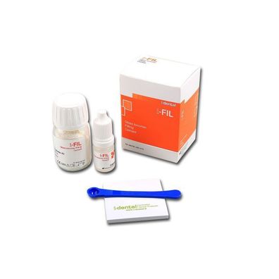i-FIL Glasionomer-Zement 20g Pulver A3, 6g Liquid - Fluorid, einfache Handhabung, hoh