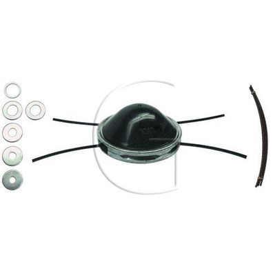 Mähkopf / Aussendurchmesser = 104 mm - Aluminium - 2-Fadenkopf - Zu verwenden mit