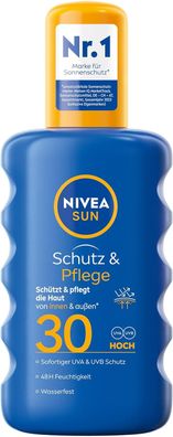 NIVEA SUN Sonnenspray Schutz & Pflege LSF 30 200 ml