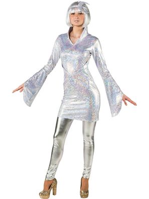 Kleid Mond silber