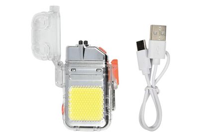 Elektrisch Feuerzeug wiederaufladbar + COB-LED