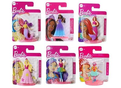 Mattel Barbie Minifiguren 6 stück 8x11,5cm