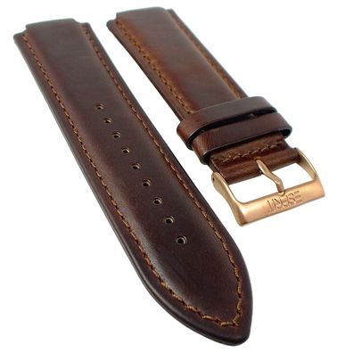 Esprit | Uhrenarmband Leder glatt braun 16mm für ES101931002R