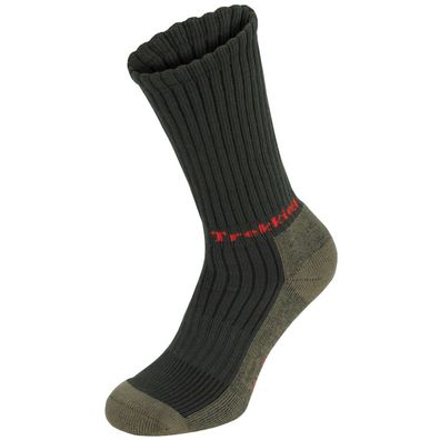 Trekkingsocken "Lusen" oliv Frotteesohle Gr. 39-41 Fox Outdoor