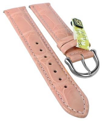 Maurice Lacroix | Louisiana Uhrenarmband | echt Krokoleder rosa 34791