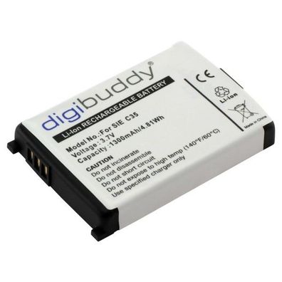 digibuddy - Ersatzakku kompatibel zu Siemens C35 - 3,7 Volt 1300mAh Li-Ion