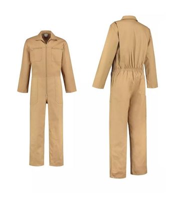 Kombi Overall Schutzanzug Arbeitsanzug Karneval Ghostbuster Geisterjäger beige