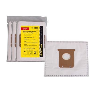 30x Mehrlagiger Vlies Staubsaugerbeutel kompatibel AEG Electrolux E15 AEC Clario