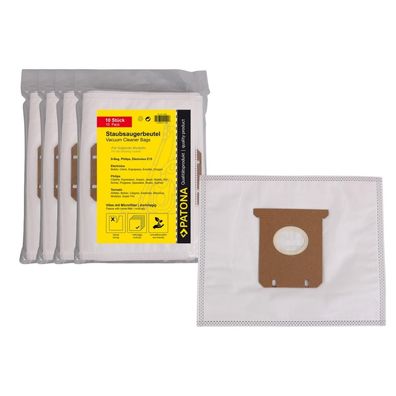 40x Mehrlagiger Vlies Staubsaugerbeutel kompatibel AEG Electrolux E15 AEC Clario