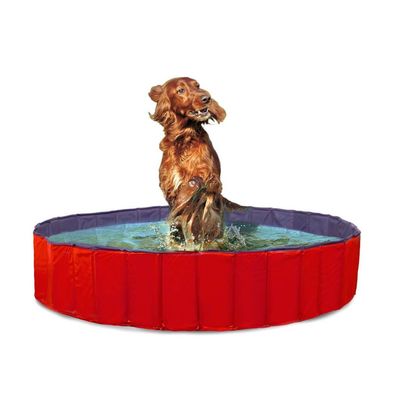 Karlie Hundepool Hundeplanschbecken DOGGY POOL Rot-Blau