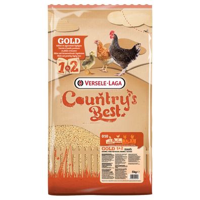 Versele-Laga Legehennenfutter Hühnerfutter Countrys Best Gold 1 + 2 Mash 5kg