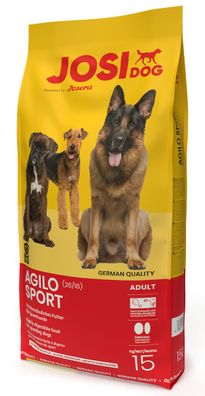 Josera JosiDog Hunde Trockenfutter Kroketten Agilo Sport 15kg