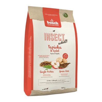 Bosch Hunde Trockenfutter Alleinfutter Insect Adult Tapioka & Apfel 10kg