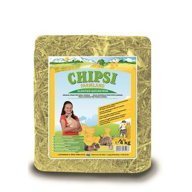 Chipsi Farmland Stroh Naturstroh Einstreu 4kg