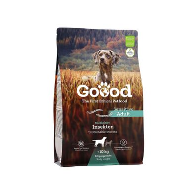 GOOOD Hunde Trockenfutter Alleinfutter Adult Insekten 10kg