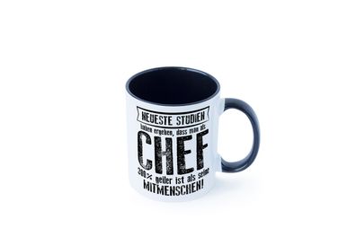 Neuste Studien: Chef | Führungskraft | Vorgesetzter Tasse - Geschenk