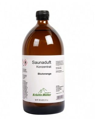 Styx Naturkosmetik - Kräuter Müller  Saunadüfte -  Blutorange-Saunaduft -  1000 ml