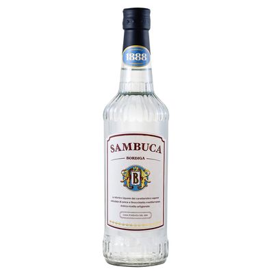 Sambuca Bordiga, 40% Vol. 0,7 ltr. / Anislikör aus Piemont