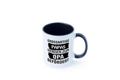 Beförderung zu Opa | Schwangerschaft Spruch | Papa Tasse - Geschenk