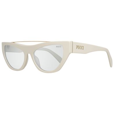 Emilio Pucci Sonnenbrille EP0111 21A 55 Damen Weiß