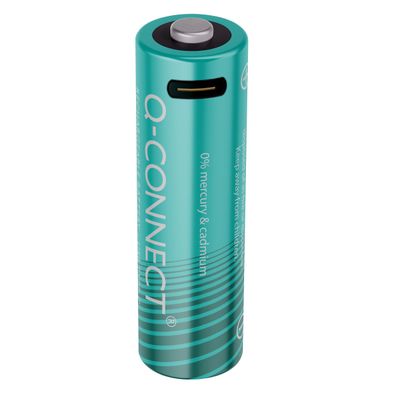 Q-CONNECT KF14129 Akku-Batterien Rechargeable - Mignon/AA/HR6, 1,2 V, 4 Stück