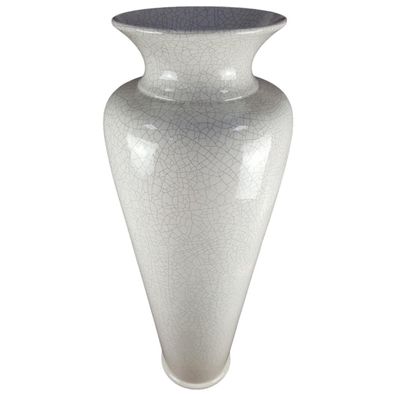 Große Bodenvase Blumenvase Keramik Craquele-Optik H 88 cm