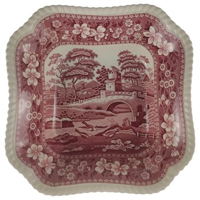 Schüssel groß H 7 L 23,5 B 23,5 Spode Spode Copeland Pink Tower