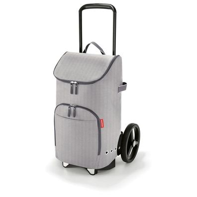 reisenthel Set aus citycruiser rack + bag 2in1 Set DEDF, herringbone grey, Unisex