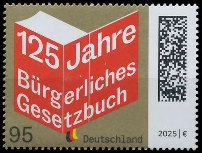 BRD BUND 2025 Nr 3879 postfrisch SB2DB6E