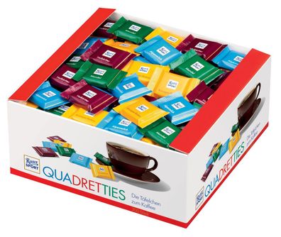 Ritter Sport 169363 Quadretties Schokoladetafeln - 200 Stück à 5g, 1 kg sortiert