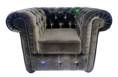 Eleganter Chesterfield 1-Sitzer Sessel – Eleganz Klassisches Design Sofort