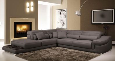 Ecksofa L-Form Design Sofa Ecksofa Couch Leder Polster Textil Sofas Neu Sofort