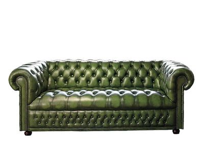 Chesterfield Design Echtleder Couch Sofa Luxus Vintage Sofas Sofort